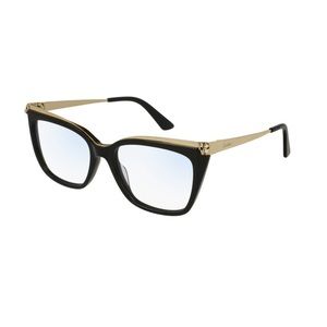 Cartier glasses black and gold only been wore a few times in good condition.